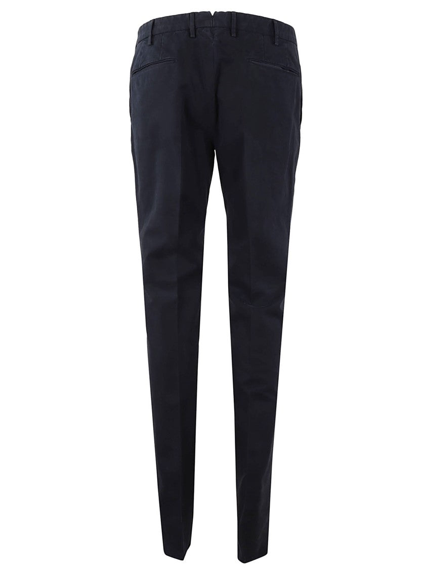 Incotex Stretch Cotton Gabardine Trousers With Tailored Fit