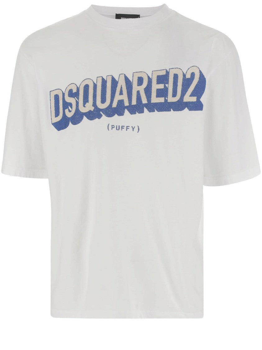 Dsquared2 Crew Neck Cotton T-Shirt