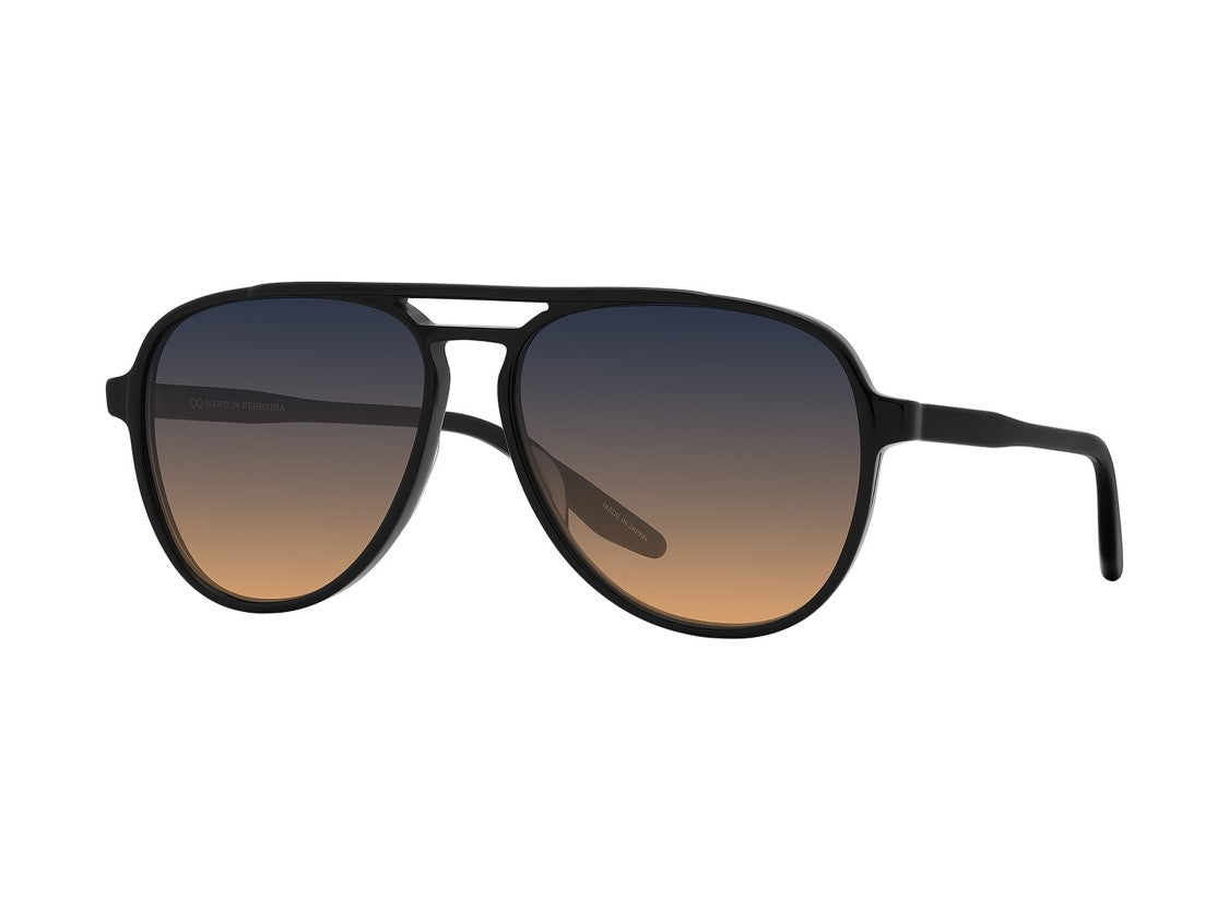 Barton Perreira Bp40121i Double Bridge Gradient Aviator Sunglasses