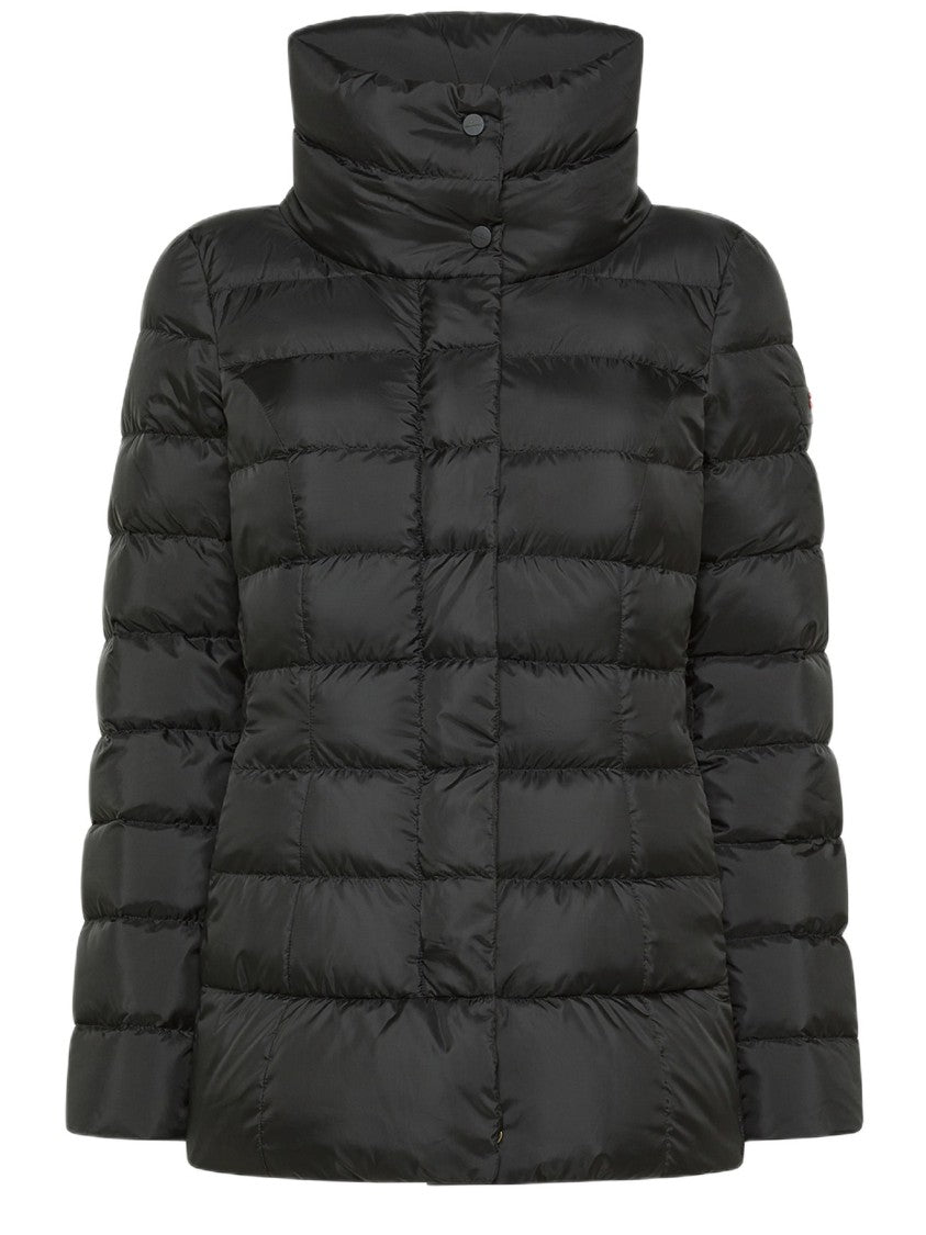Peuterey Horizontal Quilted Puffer Jacket With Structured Collar