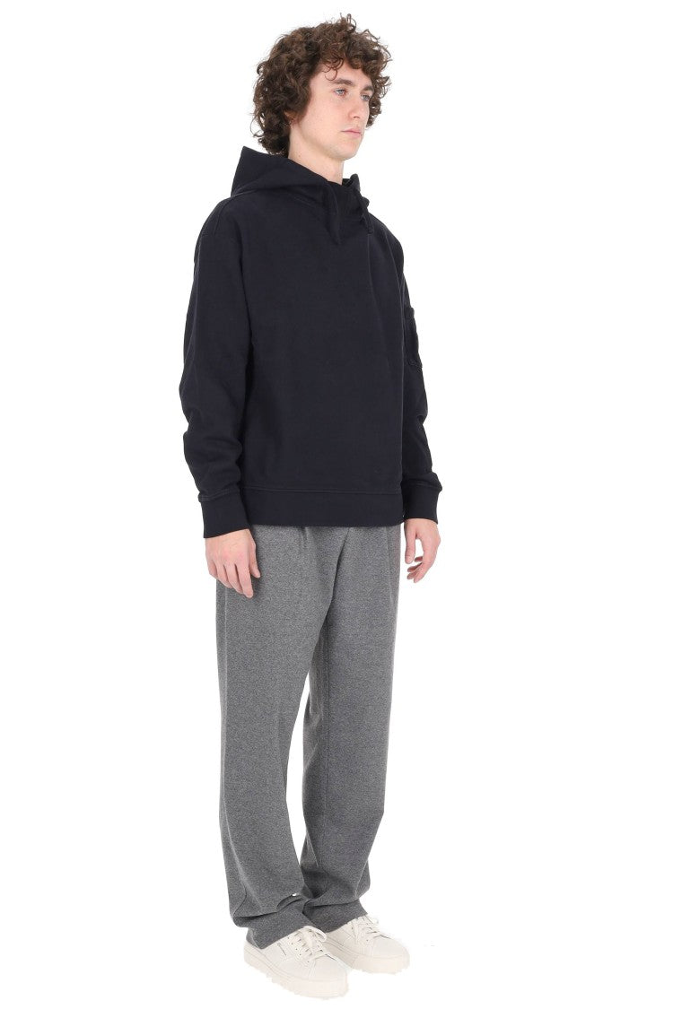 C.P. Company Brushed Cotton Hoodie With Iconic Lens Detail