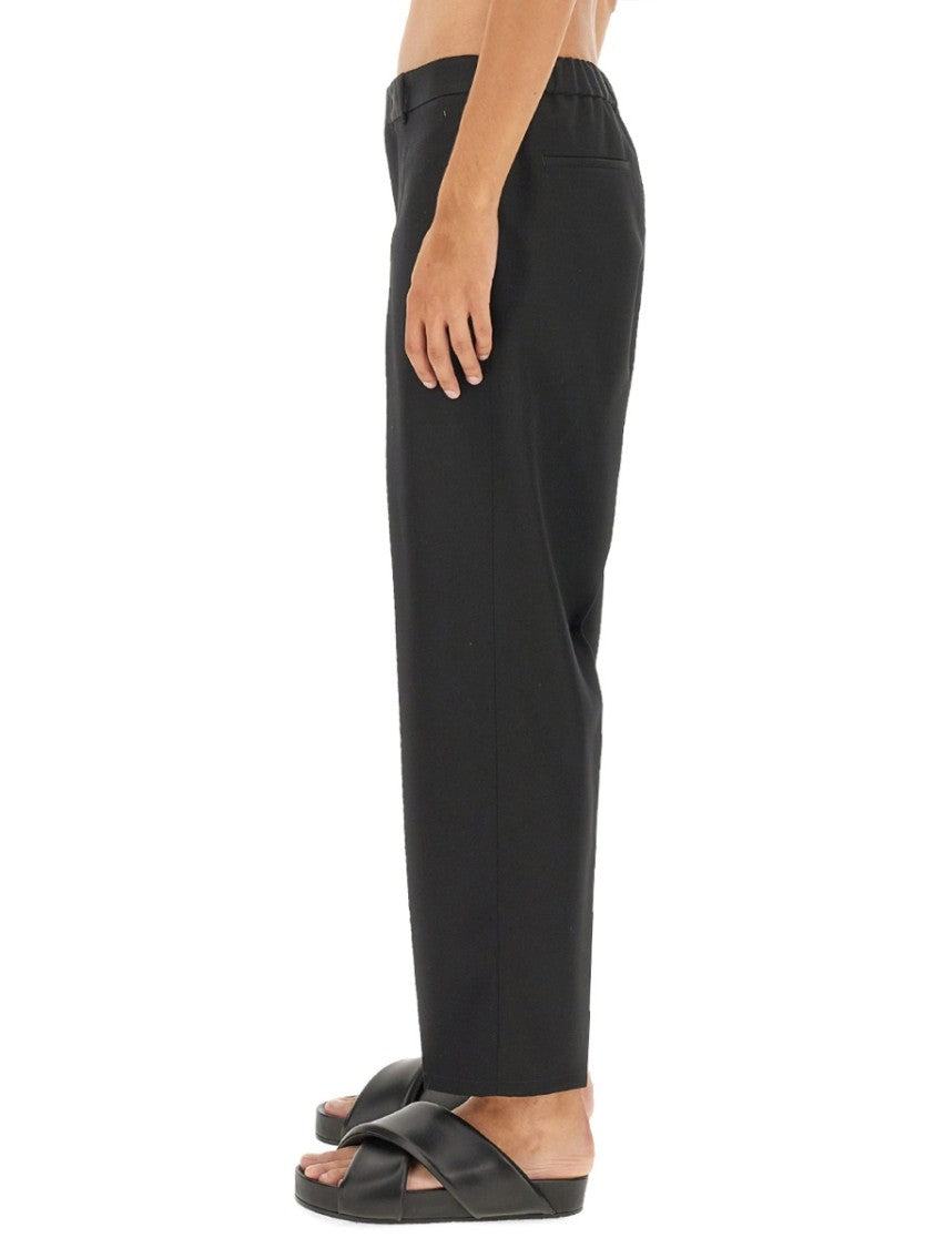 Jil Sander Straight Leg Pants With Classic Waistband