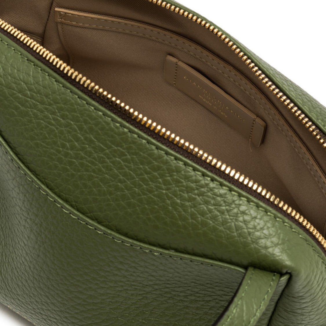 Gianni Chiarini Green Dea 2-Handle Duffle Bag