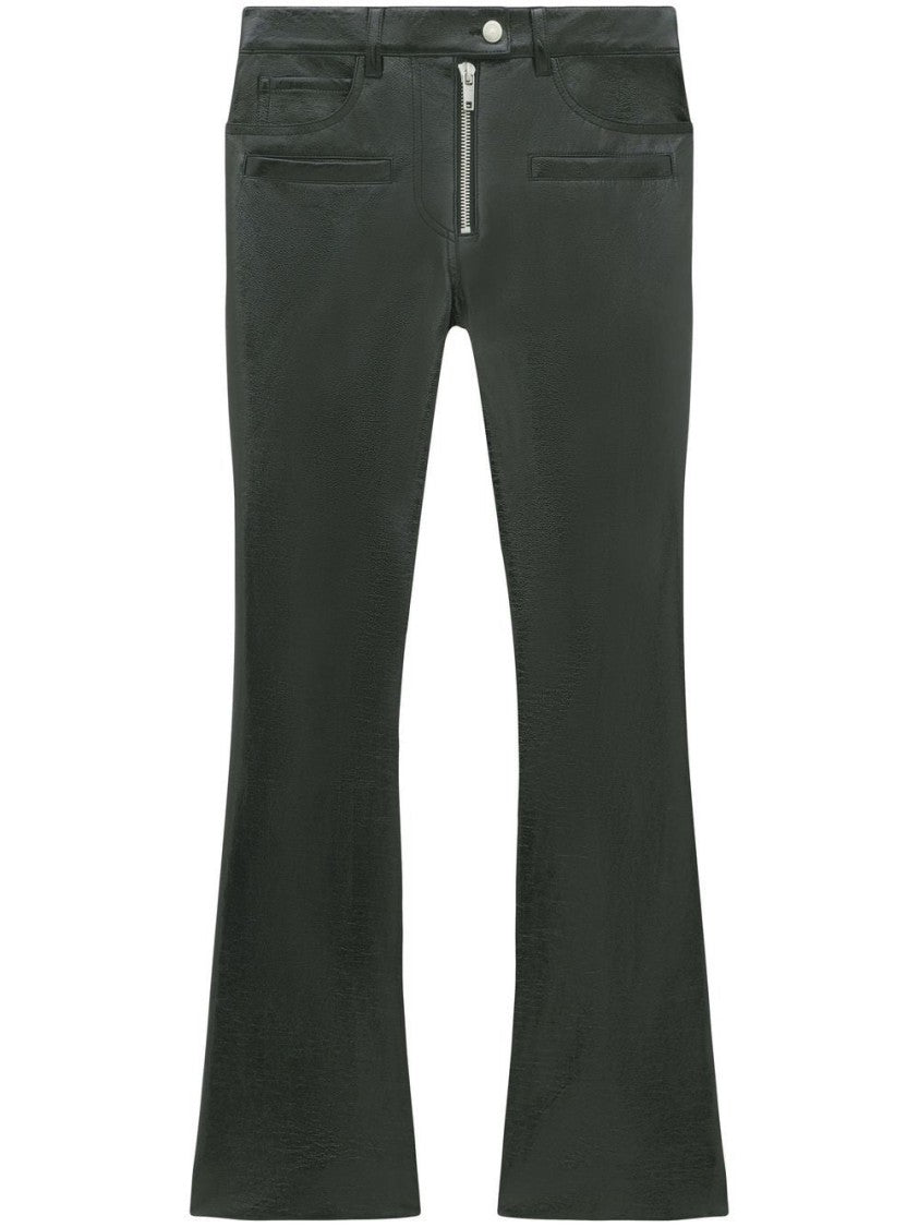 Courrèges Glossy Vinyl Zipped Trousers