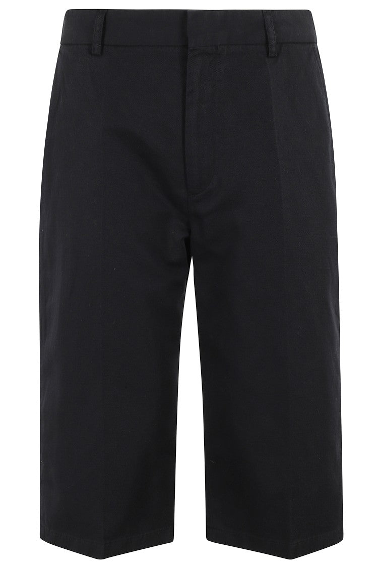 Filippa K Tailored Black Linen Bermuda Shorts