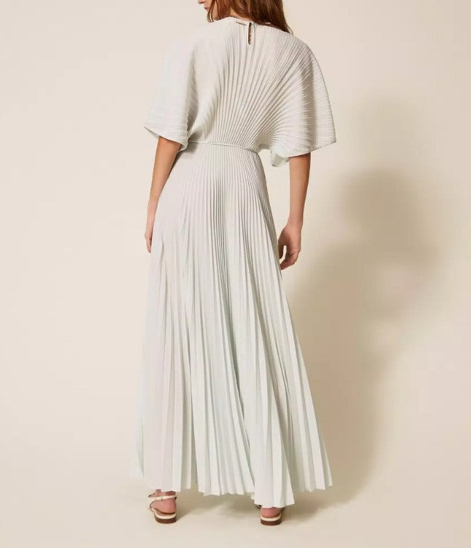 Twin-Set Long Crepe De Chine Dress