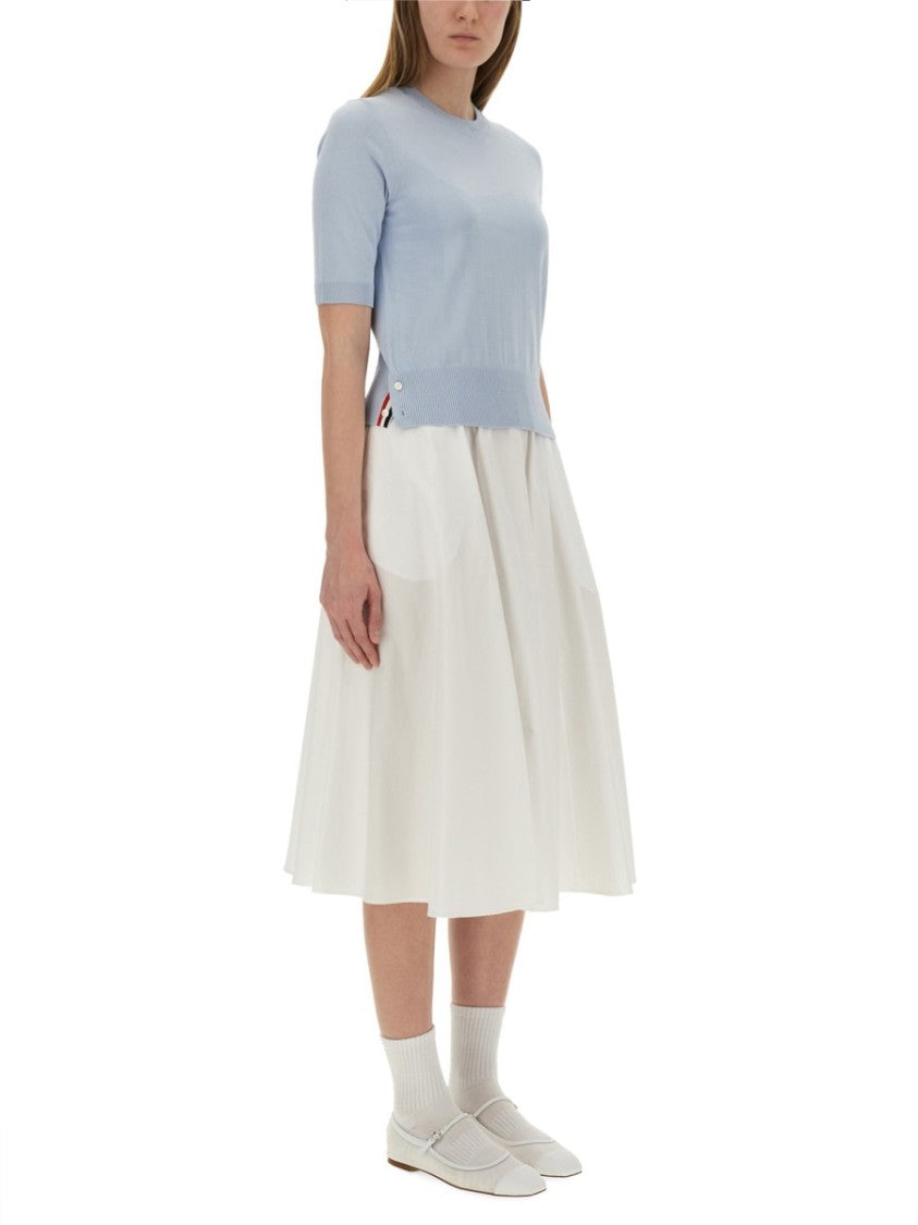 Thom Browne "4-Bar" Knitted T-Shirt