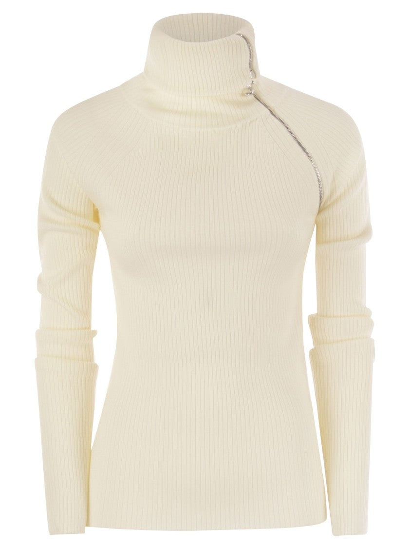 Sportmax Pinna - High-Neck Jumper With Zip