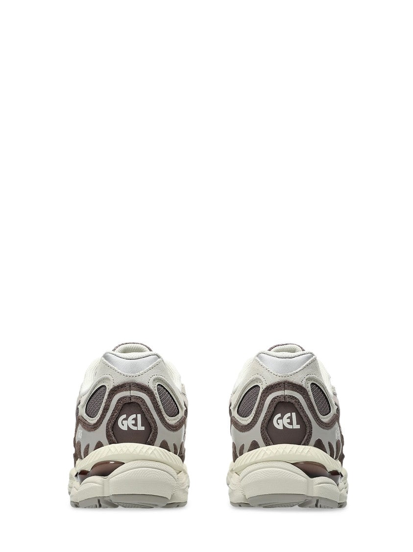Asics Layered Design Sneakers With Gel Cushioning And Textured Accents