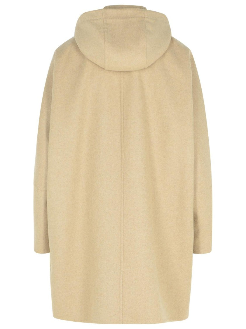 Max Mara Arturo1234' Beige Wool Blend Coat