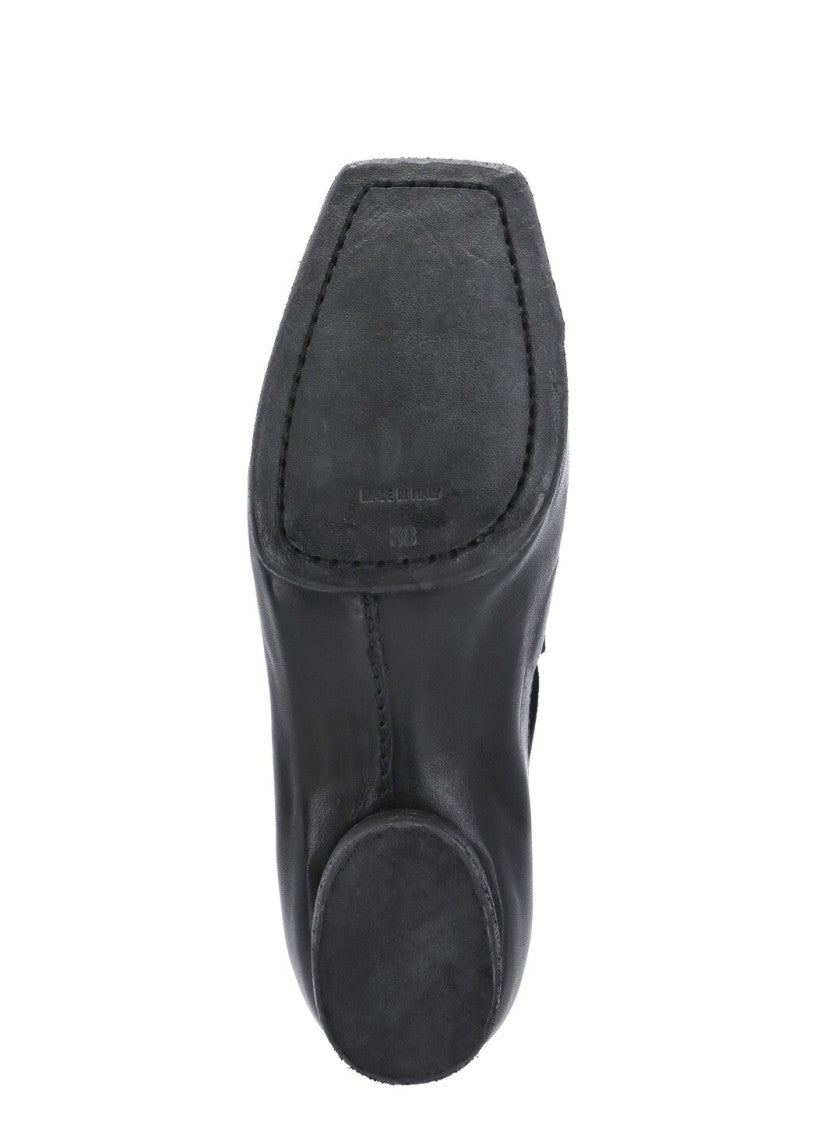 Uma Wang Leather Heeled Shoes