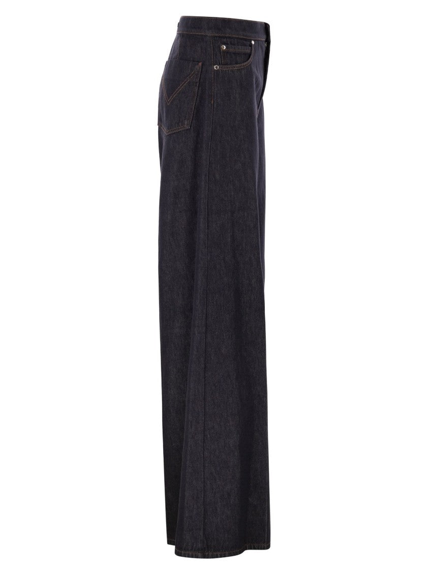 Max Mara Carmine Wide Leg Denim Jeans