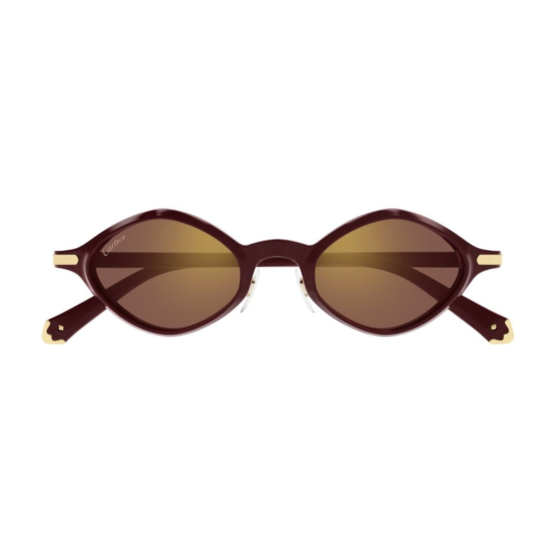 Cartier Oval Frame Sunglasses In Recycled Acetate