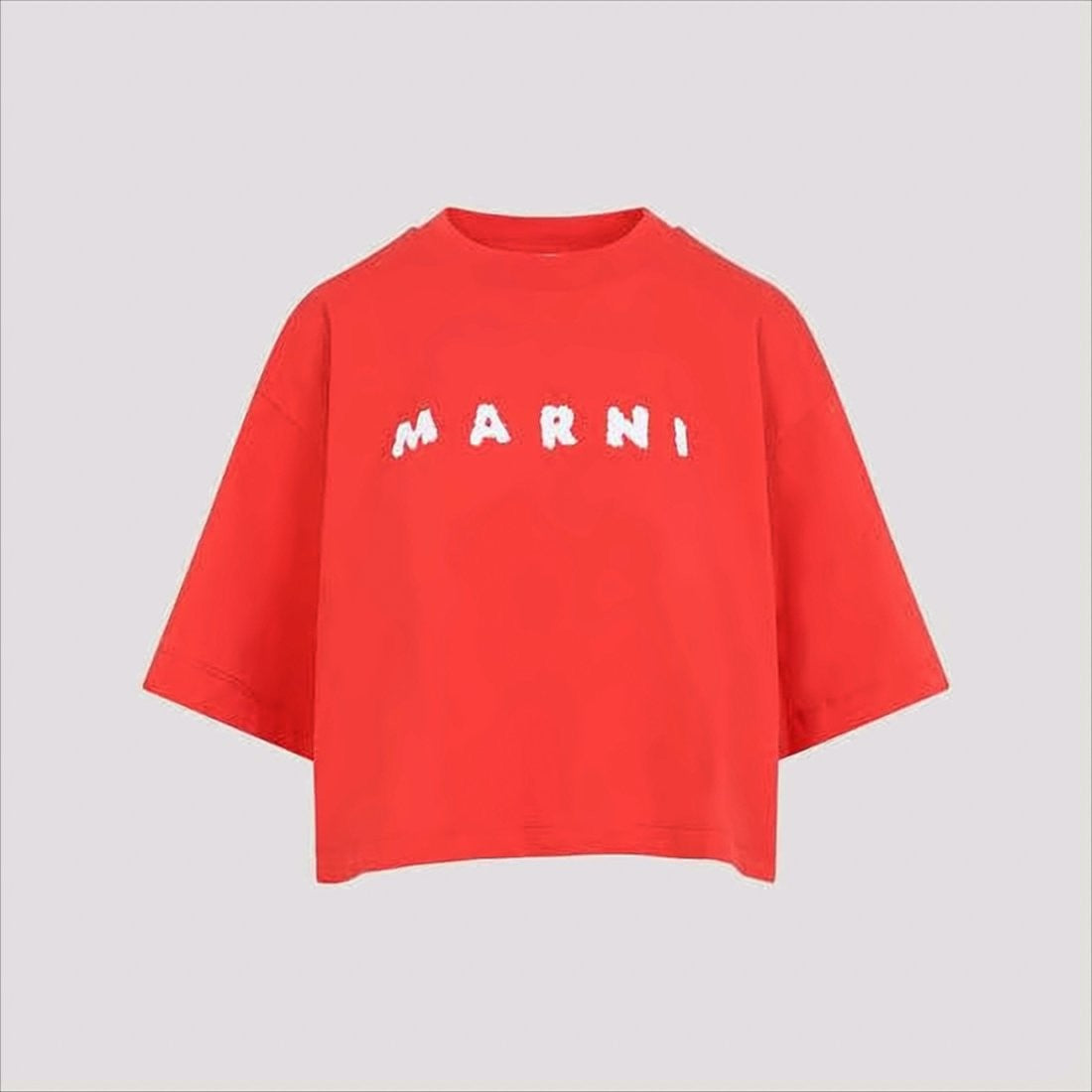 Marni Boxy Short-Sleeve T-Shirt With Textured Detailing
