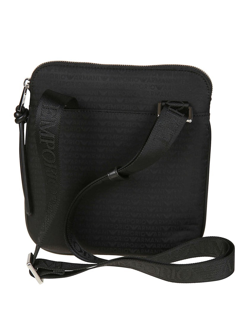 Emporio Armani Logo Crossbody Polyamide Shoulder Bag