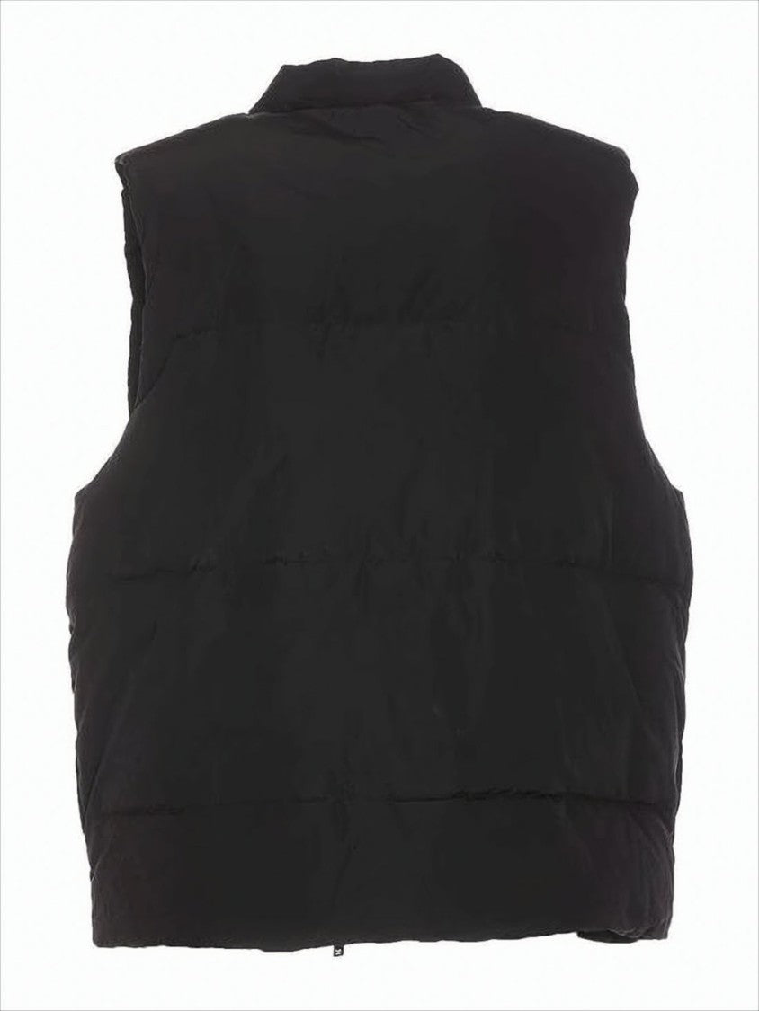Represent Sleeveless Padded Vest With High Collar