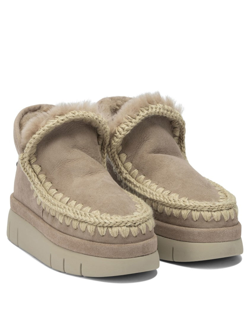 Mou Sheepskin Ankle Boots
