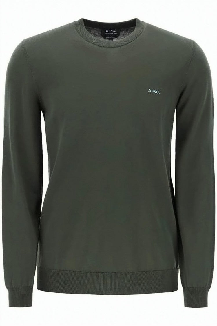A.P.C. Classic Crew Neck Sweater With Ribbed Details