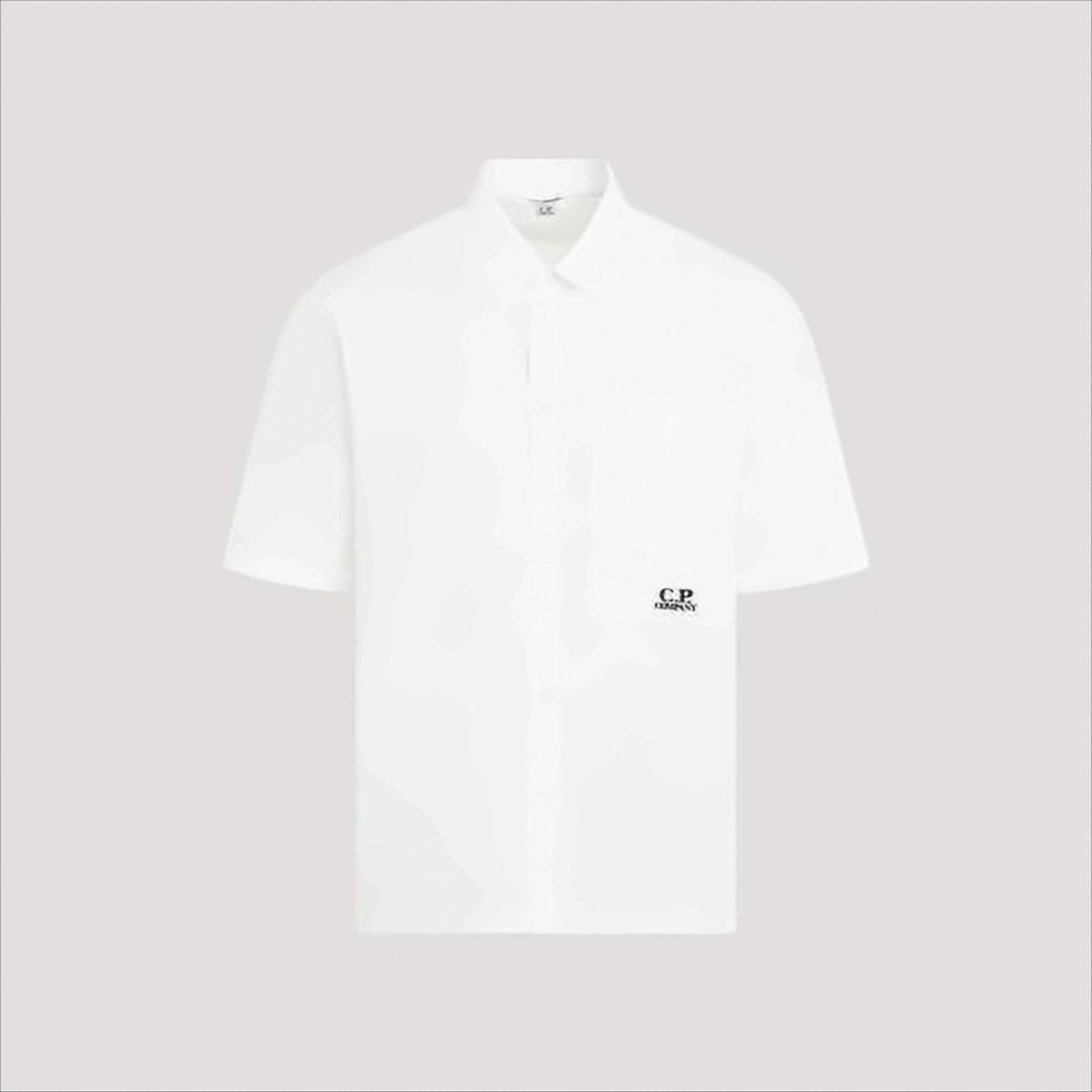 C.P. Company Short-Sleeved Cotton Polo Shirt With Classic Collar