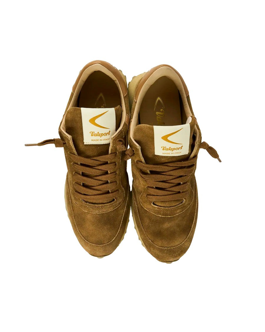 Valsport Start City Biscuit Low-Top Suede Sneakers