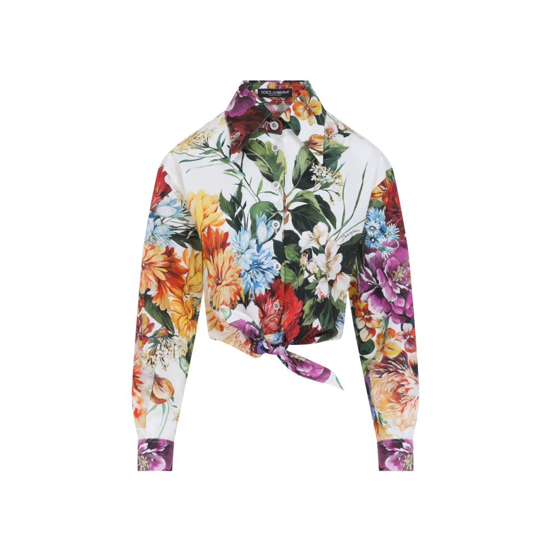 Dolce & Gabbana Multicolored Floral Print Shirt
