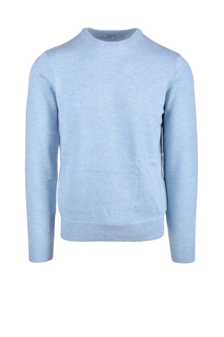Malo Optimum Cashmere Wool Sweater - Light Blue