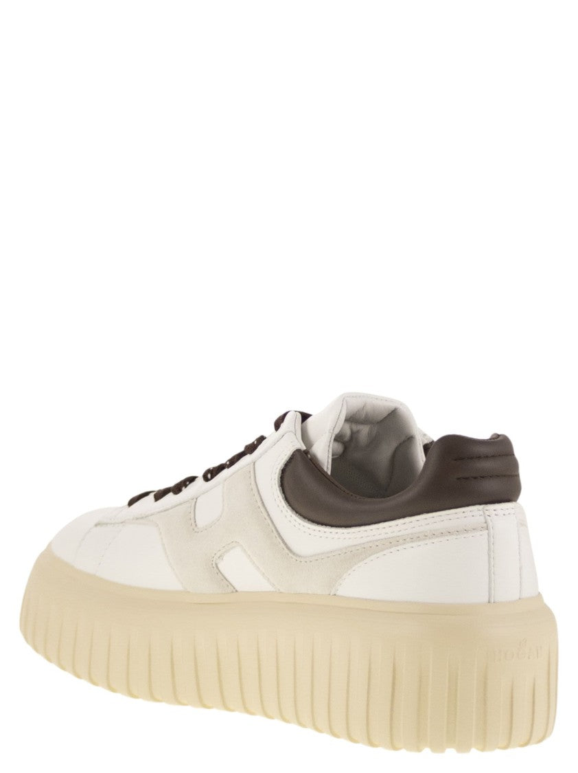 Hogan H-Stripes Leather Trainers