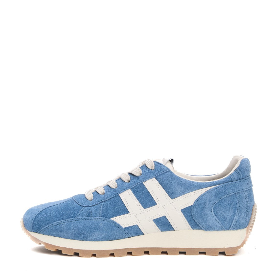 Hogan 86R Running Suede Light Blue Sneakers