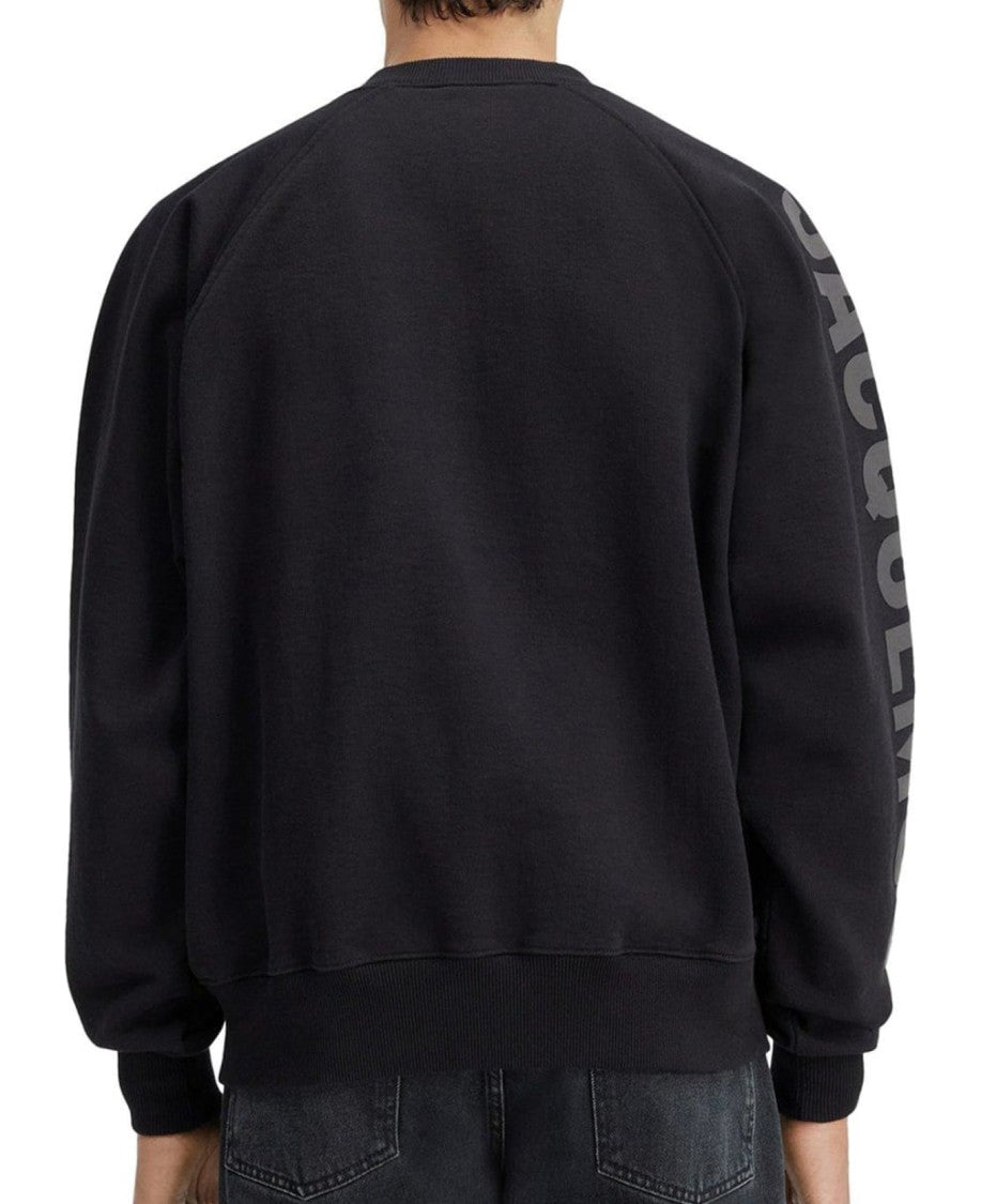 Jacquemus Long-Sleeve Crewneck Sweatshirt With Tonal Branding