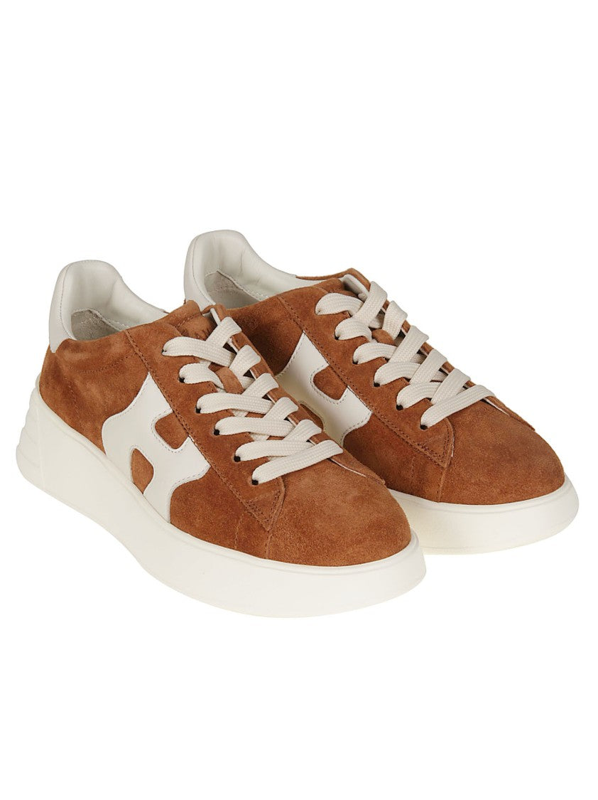 Hogan Rebel H562 Suede Calf Leather Sneakers