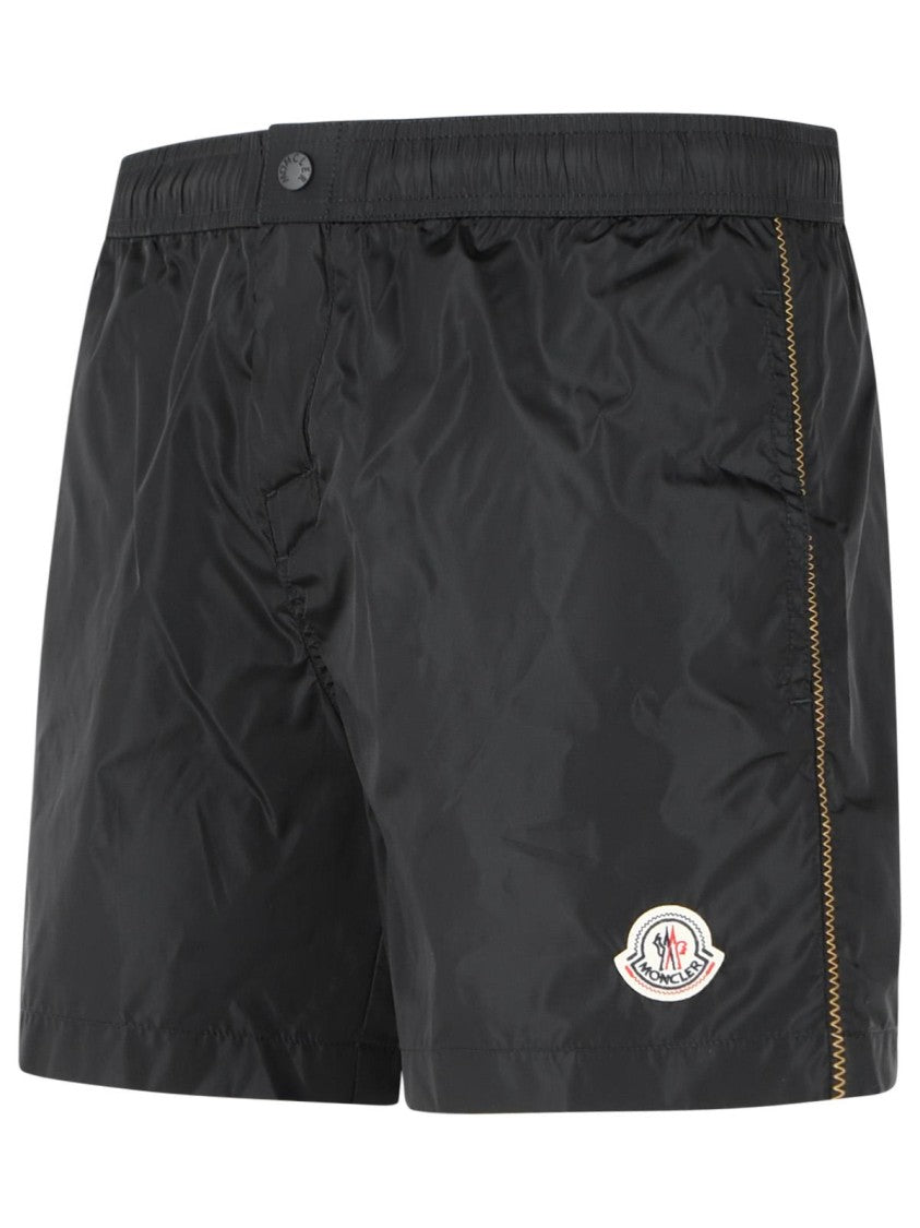 Moncler Black Polyamide Swimsuit