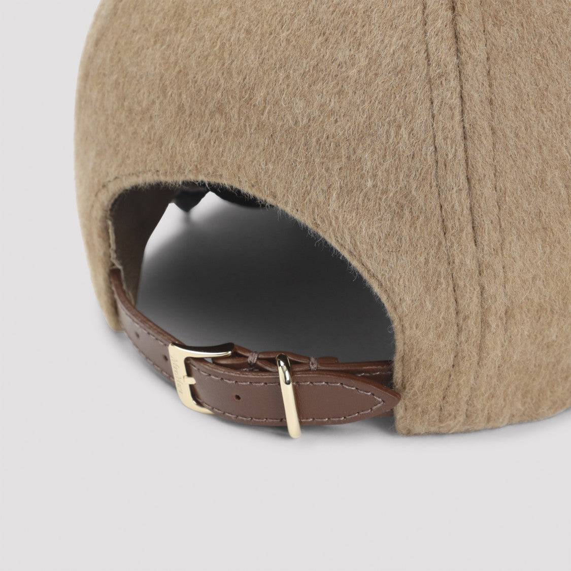 Max Mara Camel Hair Baseball Cap