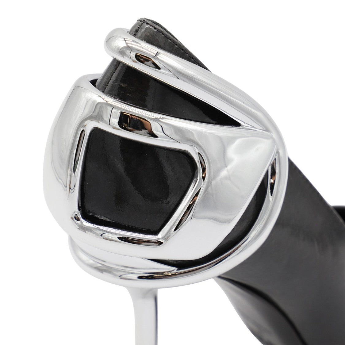 Diesel Pointed-Toe High Heels With Sculptural Metal Detail