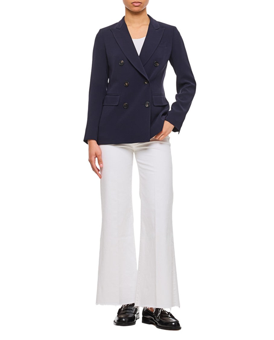 Alberto Biani Double-Breasted Cady Blazer