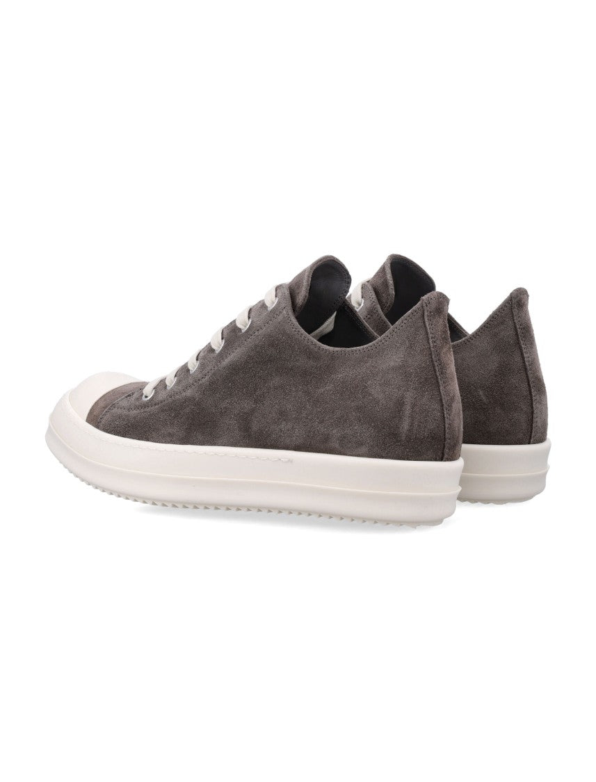 Rick Owens Suede Temple Low Sneaks