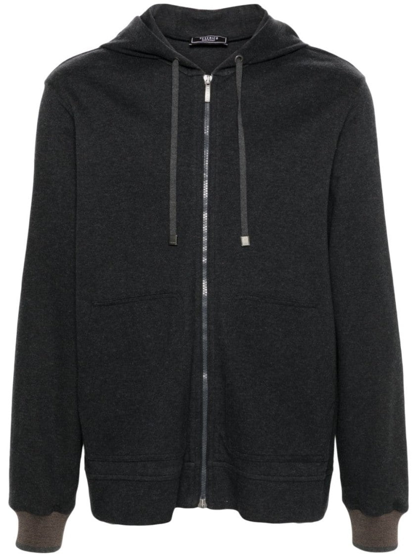 Peserico Zip-Up Sports Hoodie