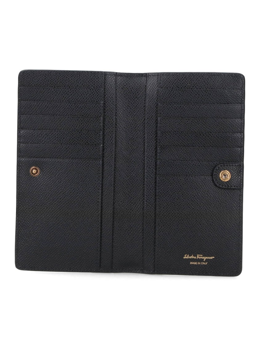 Ferragamo "Gancini" Wallet – Black