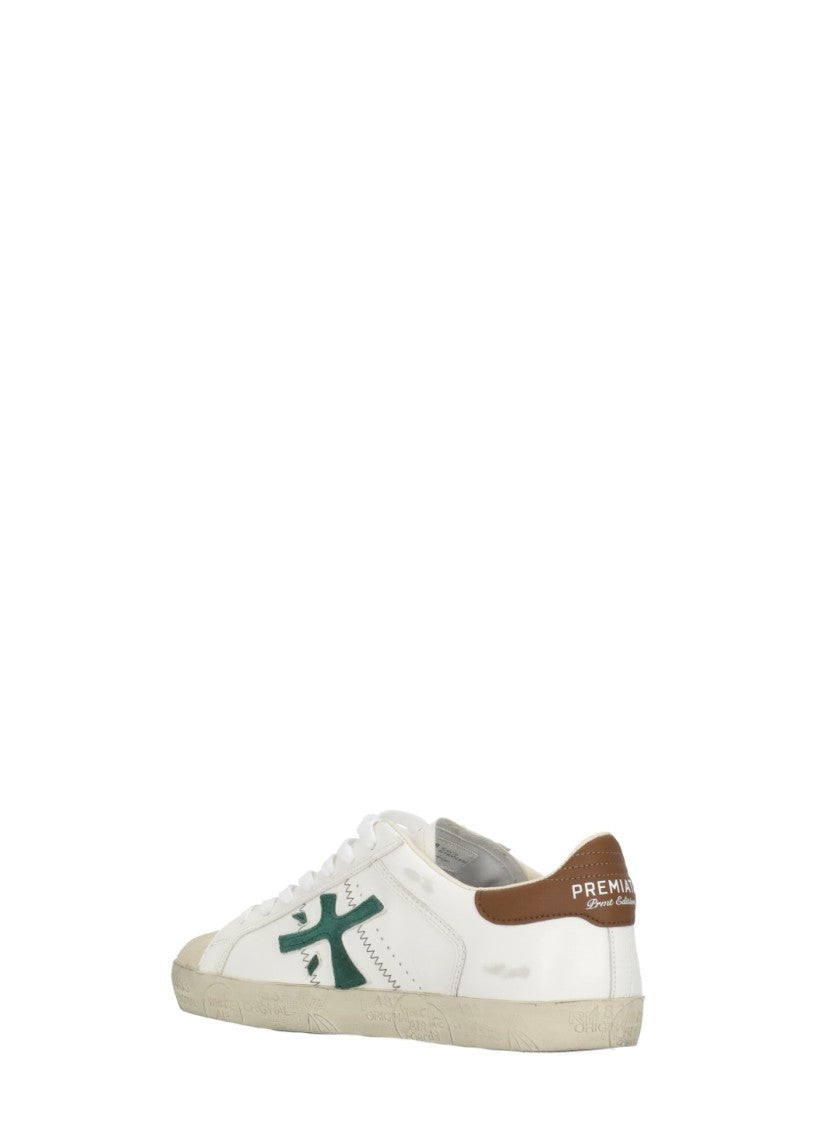Prmt Ivory Steven 8043 Suede-Blend Sneakers