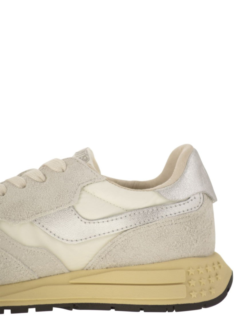 Autry Reelwind - Suede And Technical Textile Trainer