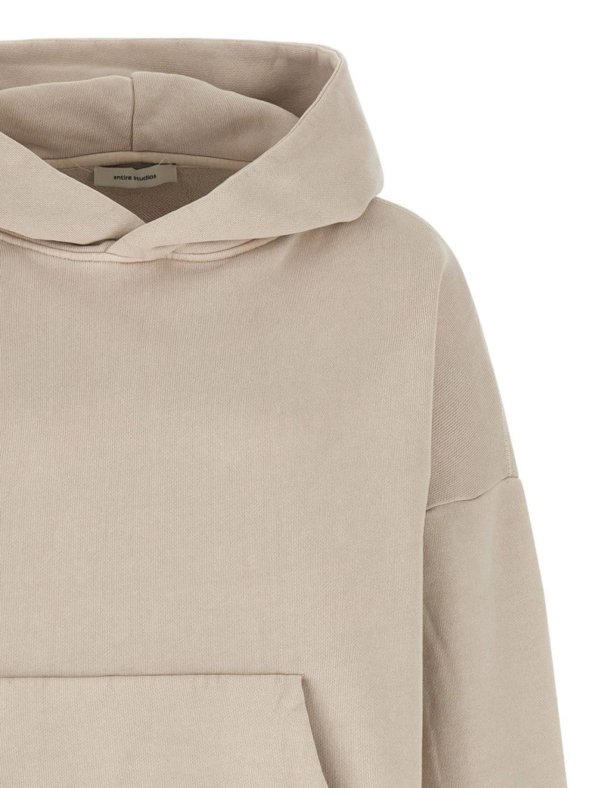 Entire Studios Cropped Heavy Hood Sweatshirt