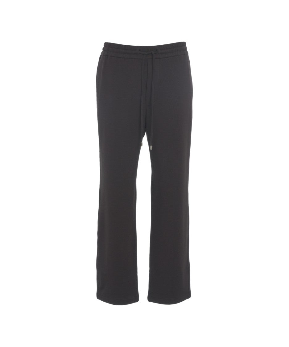 Paolo Pecora Wide-Leg Joggers With Elastic Waistband And Drawstring