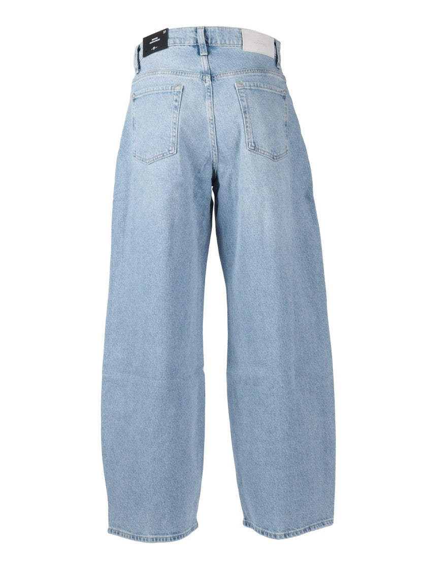 7 For All Mankind Seabreeze Bonnie Curvilinear Jeans