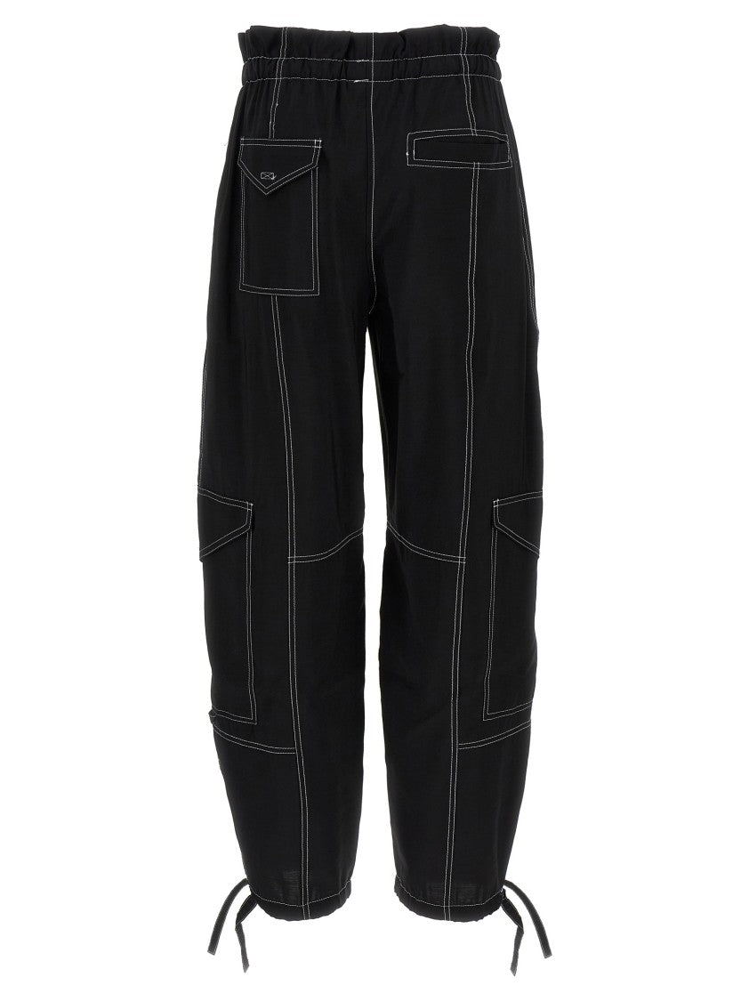 Ganni Light Slub Pocket' Pants