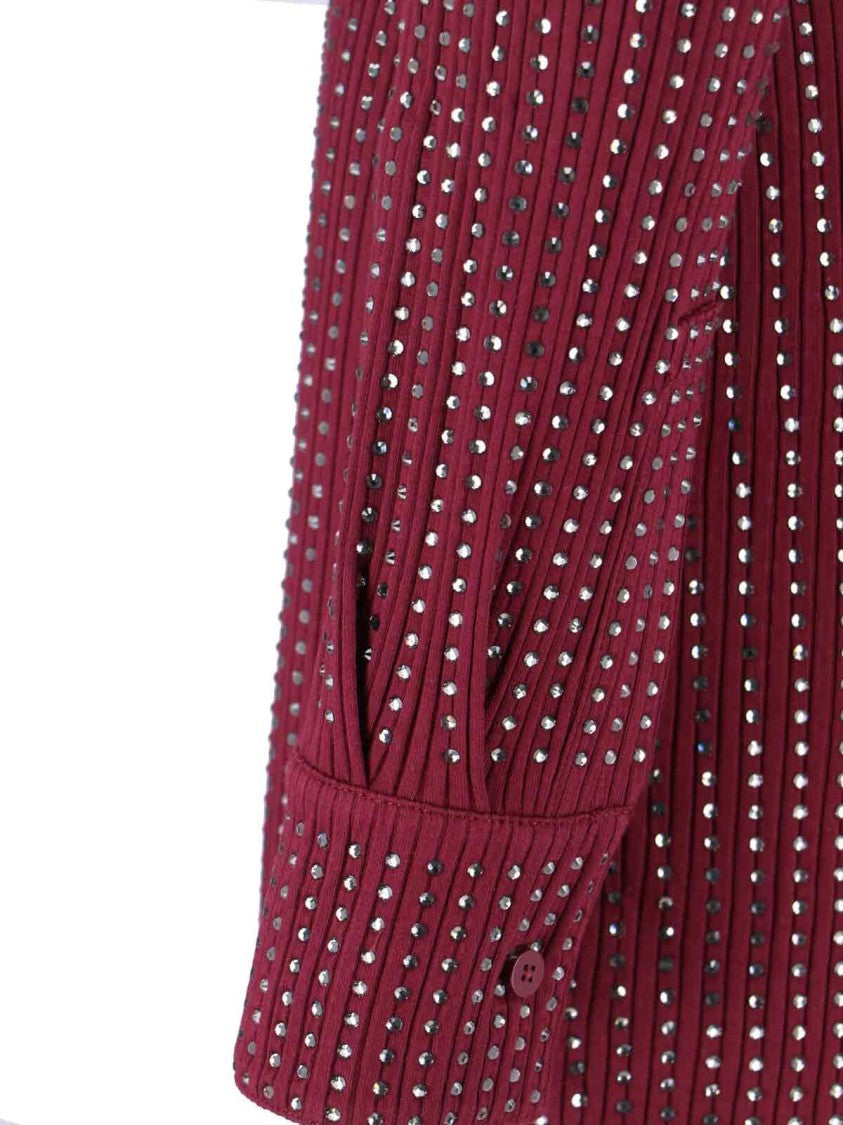 The Attico Mini Dress With Deep V-Neckline