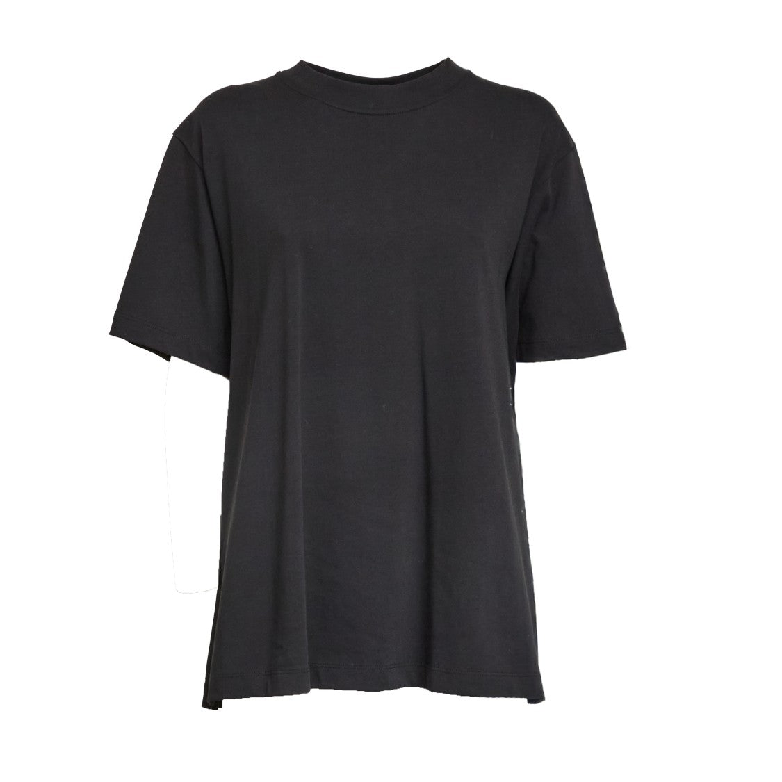 Sportmax Fringe-Back Top In Coated Jersey Design