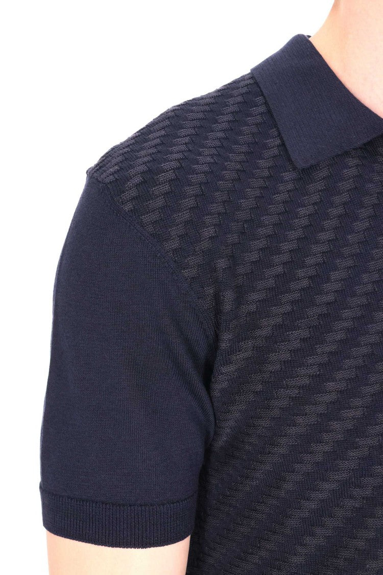 Orlebar Brown Horton Jacquard Silk-Cotton Polo Shirt