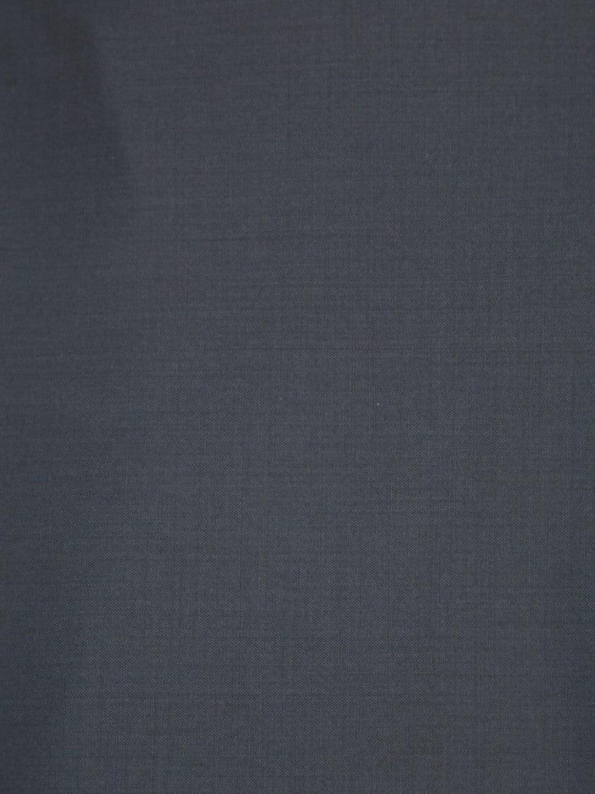 Fabiana Filippi A-Line Blue Skirt In Virgin Wool Blend