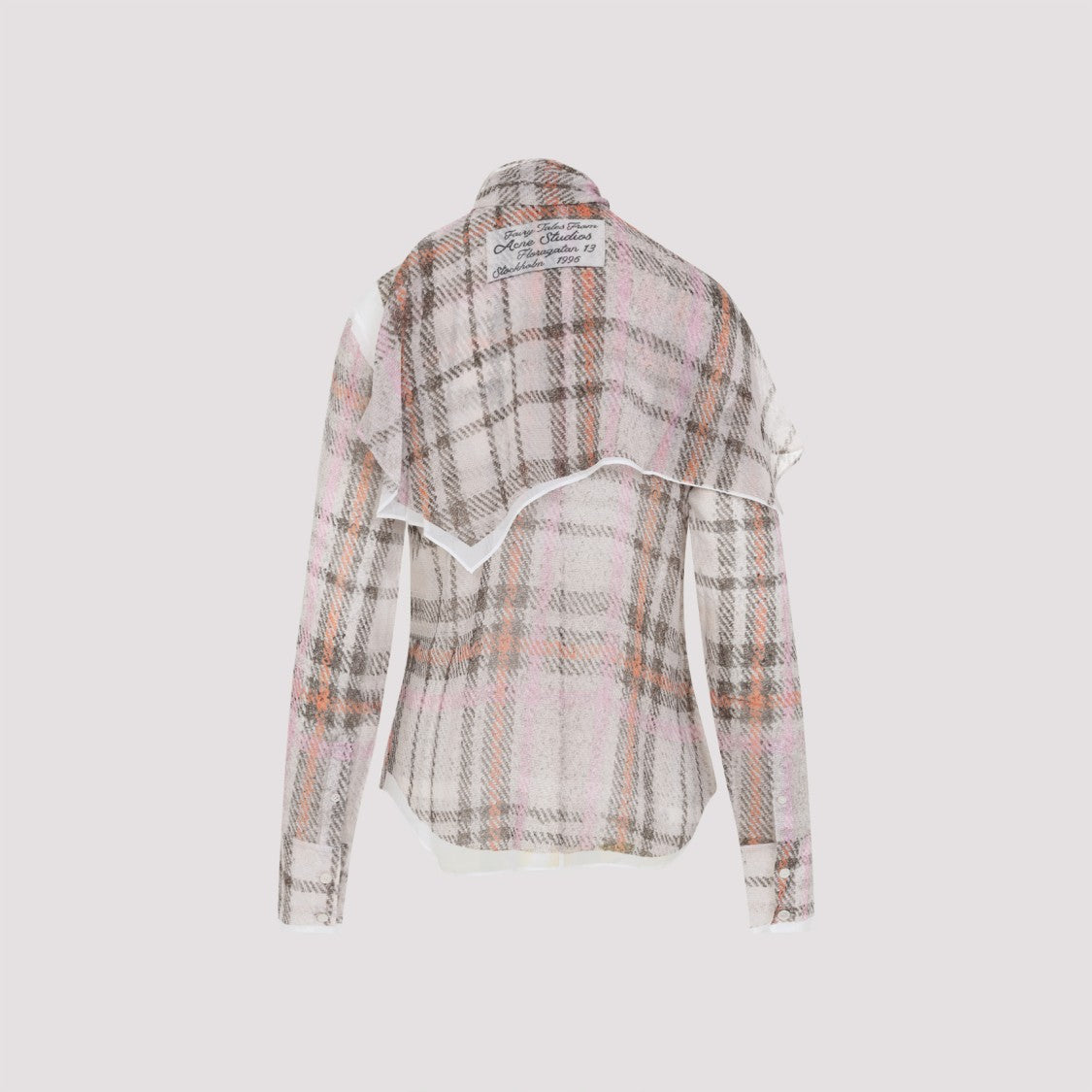 Acne Studios Grey Silk Blouse