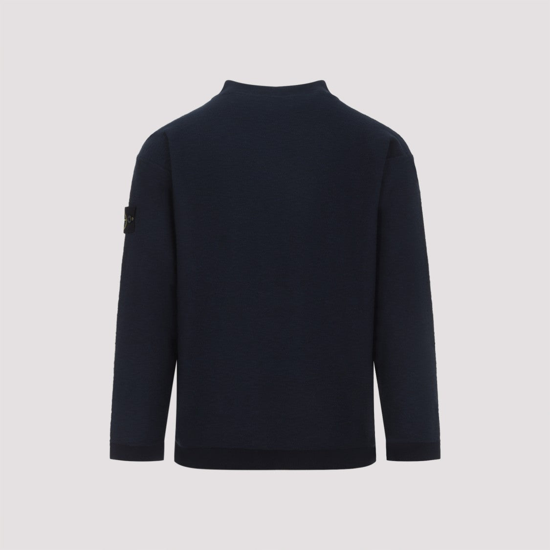 Stone Island Cotton Blend Sweater With Relaxed Fit