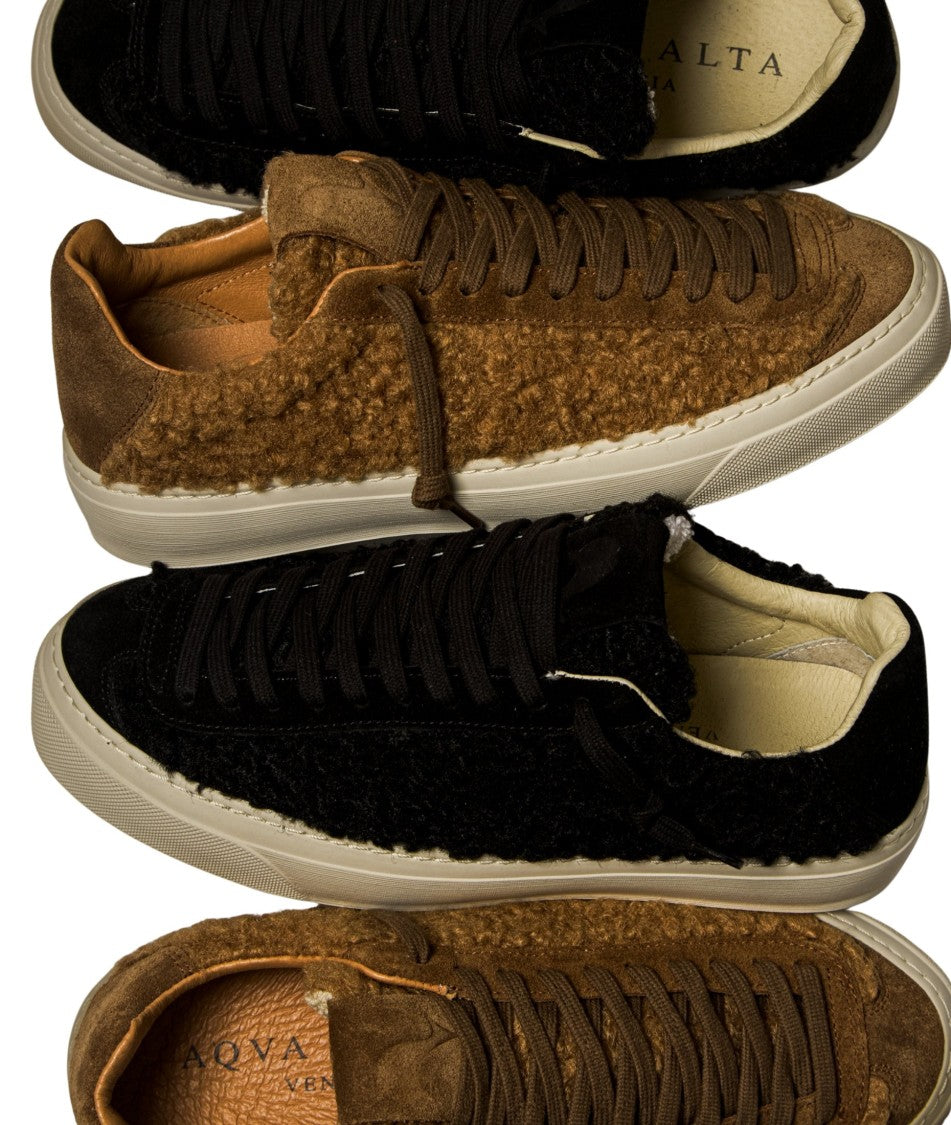 Aqua Alta Venice Pudoru Black Sneakers
